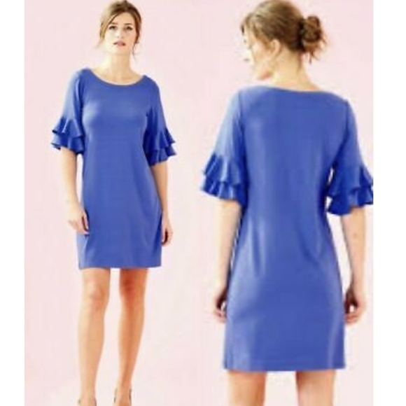 Lilly Pulitzer LULA DRESS COASTAL BLUE - Picture 2 of 3